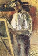 Henri Matisse Self-Portrait in Shirtsleeves (mk35) oil painting on canvas